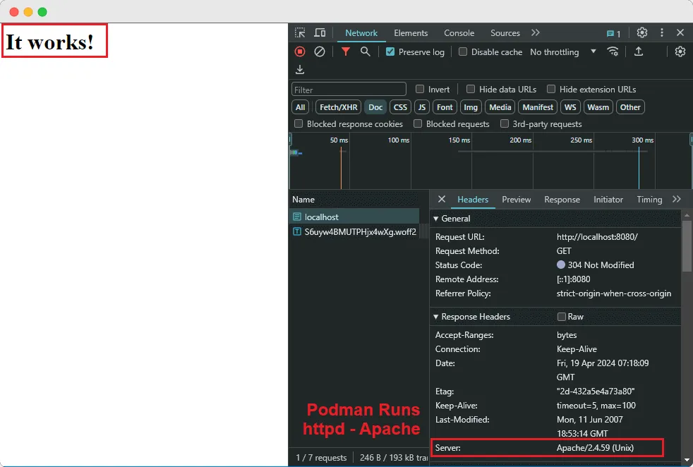 Build Podman from Source - httpd Apache